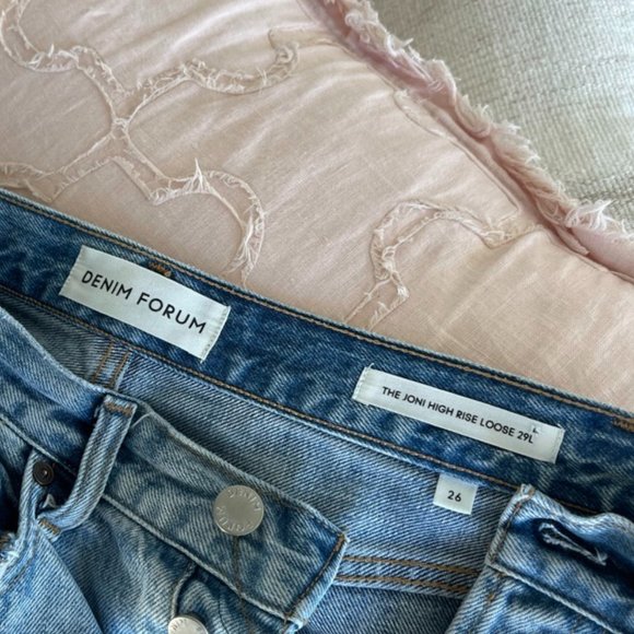 Denim Forum Straight Leg Jeans - Picture 5 of 5